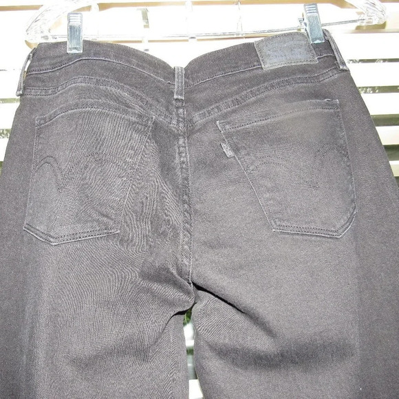 LEVI’S 505 Straight Black Jeans Size 4 - Picture 4 of 5